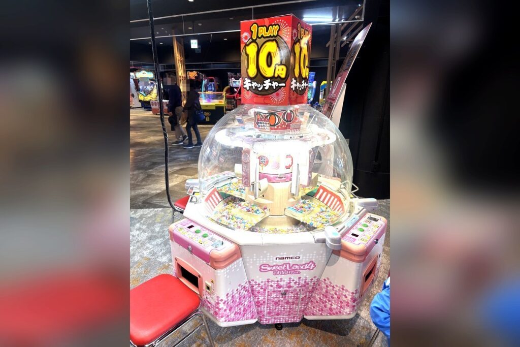 杉乃井ホテルの10円クレーンゲーム